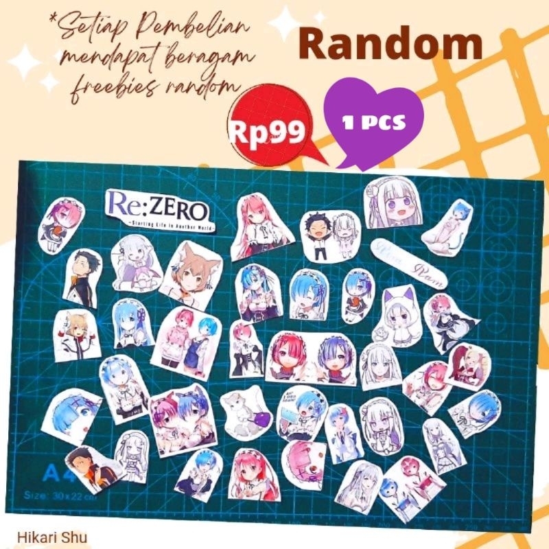 

Harga Satuan Sticker Aesthetic Re: Zero Harga Satuan murah Sticker tumblr, sticker laptop, sticker diary, Sticker HP atau bisa juga untuk freebies toko kalian loh