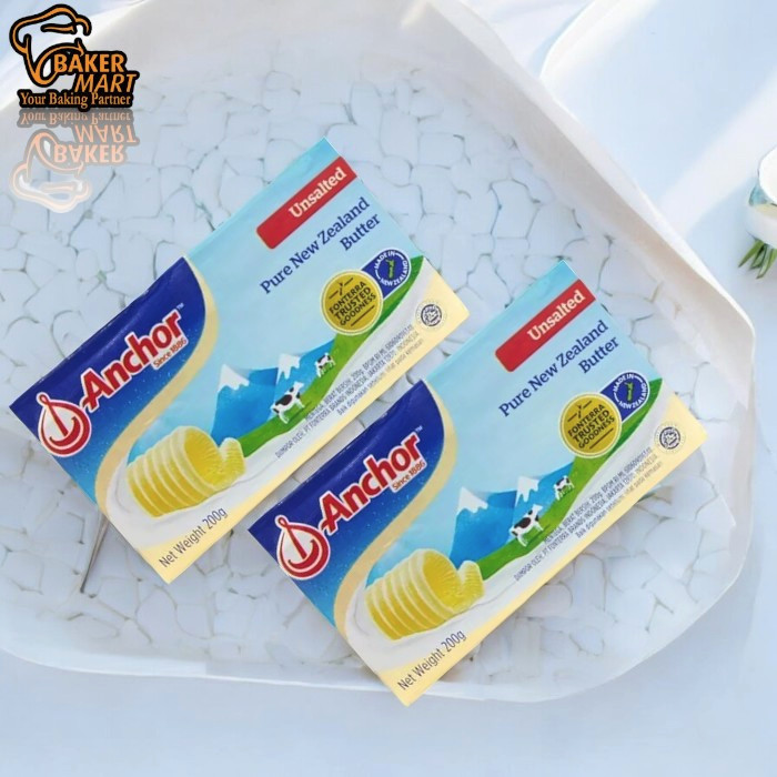 

Anchor Butter Unsalted/ Mentega Tawar 200 Gram