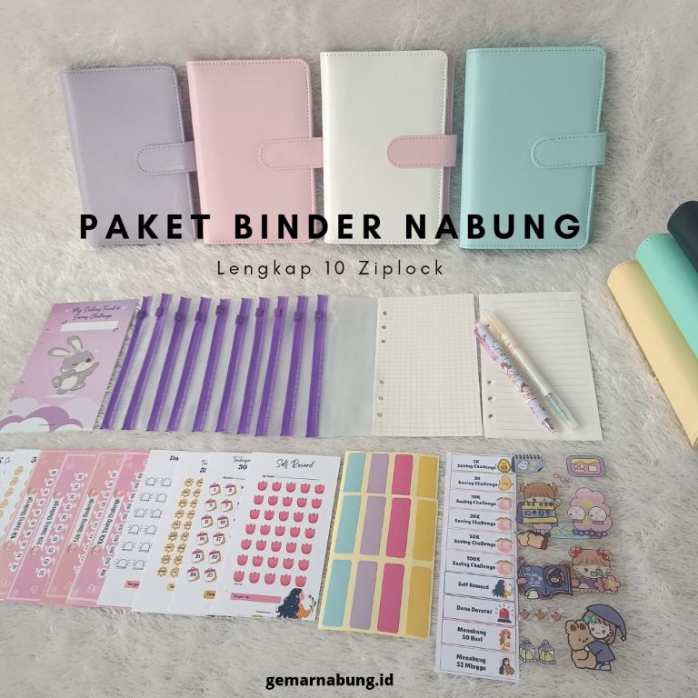 

KODE P38V Paket Binder Nabung Keuangan Lengkap 1 Ziplock