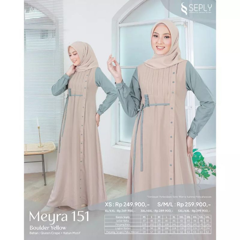 gamis Meyra 151 dari Seply