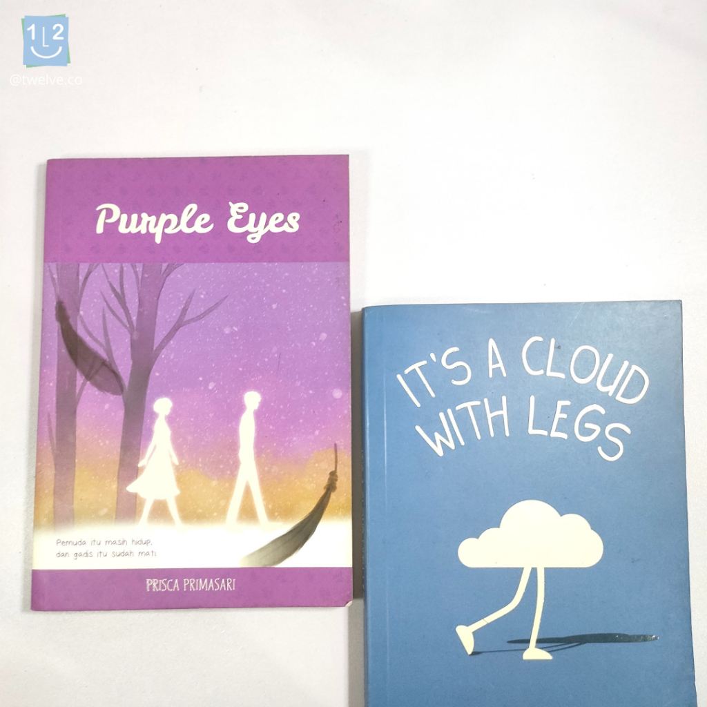 PURPLE EYES BY PRISCA PRIMASARI (Preloved novel original murah 35k)