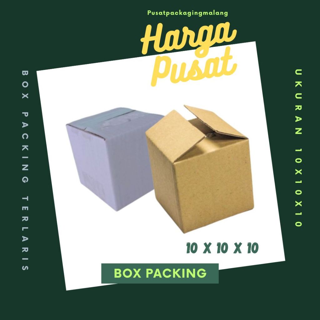 

Karton 10x10x10 Kardus A1 Packing Dus Kotak Kemasan Box Aksesoris Souvenir Sparepart Obat Madu