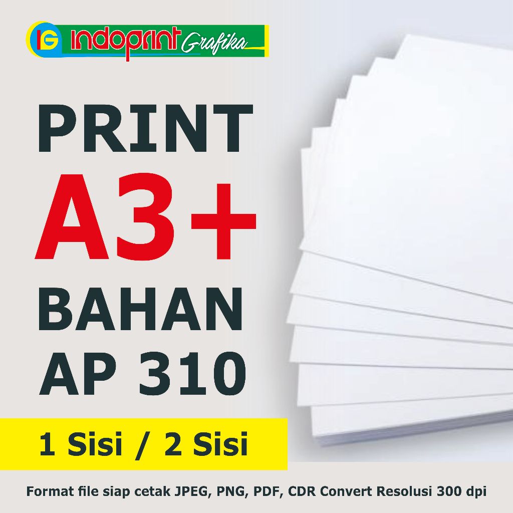 cetak art paper a3+ ap310