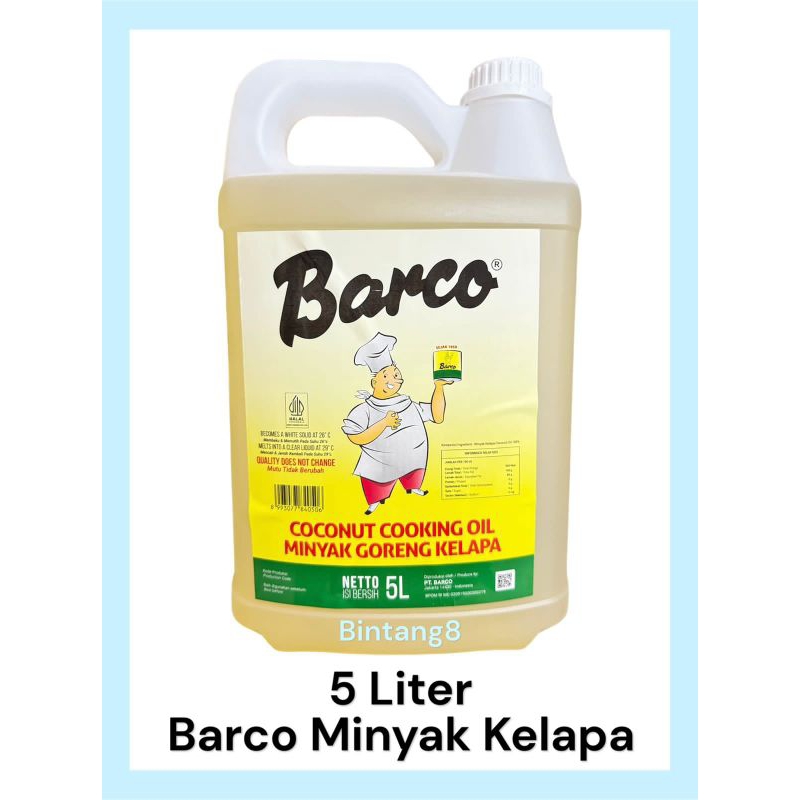 

Minyak Goreng Kelapa Barco 5 Liter