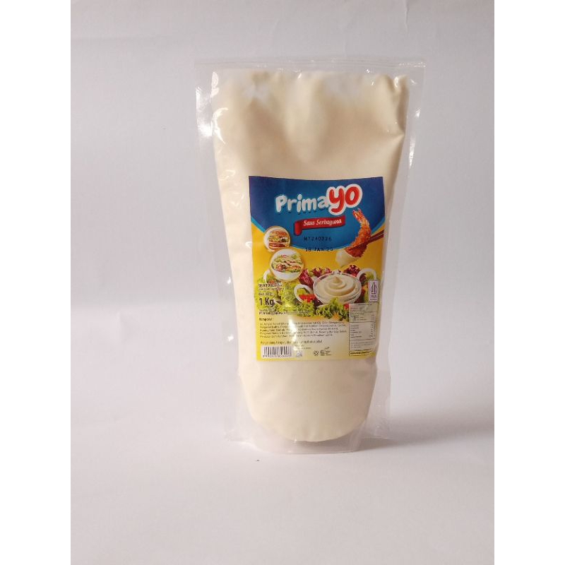 

Primayo mayonnaise pouch 1kg