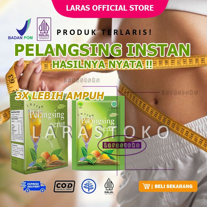 Obat Pelangsing Tubuh Plus Diet Ampuh Susut Lemak Kurus Minuman Herbal Serat fiber Alami Bpom Obat S
