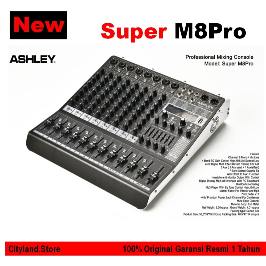Mixer Ashley Super M8Pro New Original