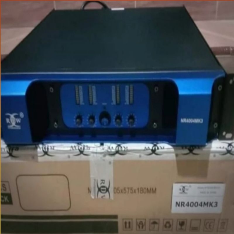 POWER AMPLIFIER RDW NR4004MK3 NR 4004 MK3 / 4 CHANNEL