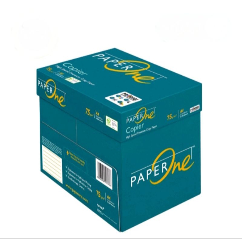 

Kertas A4 Paper One 75gr 1box (2500 Lembar)