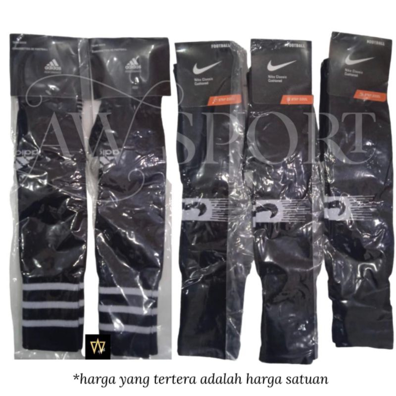 Kaos Kaki Bola Adida5 Nike / Kaos Kaki Olahraga Panjang