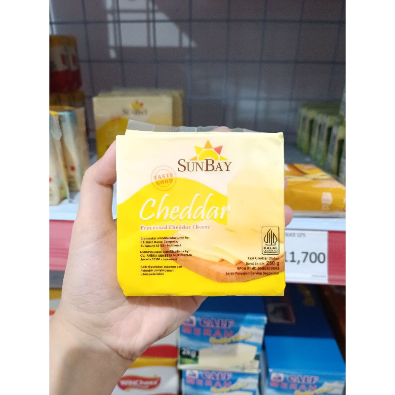 

[ 250 GRAM ] Keju Sunbay Cheddar 250 Gram