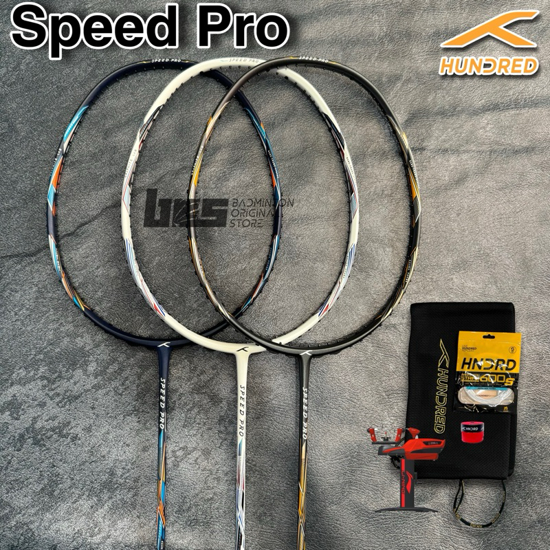 Raket Badminton Hundred Speed Pro Raket Bulutangkis Original