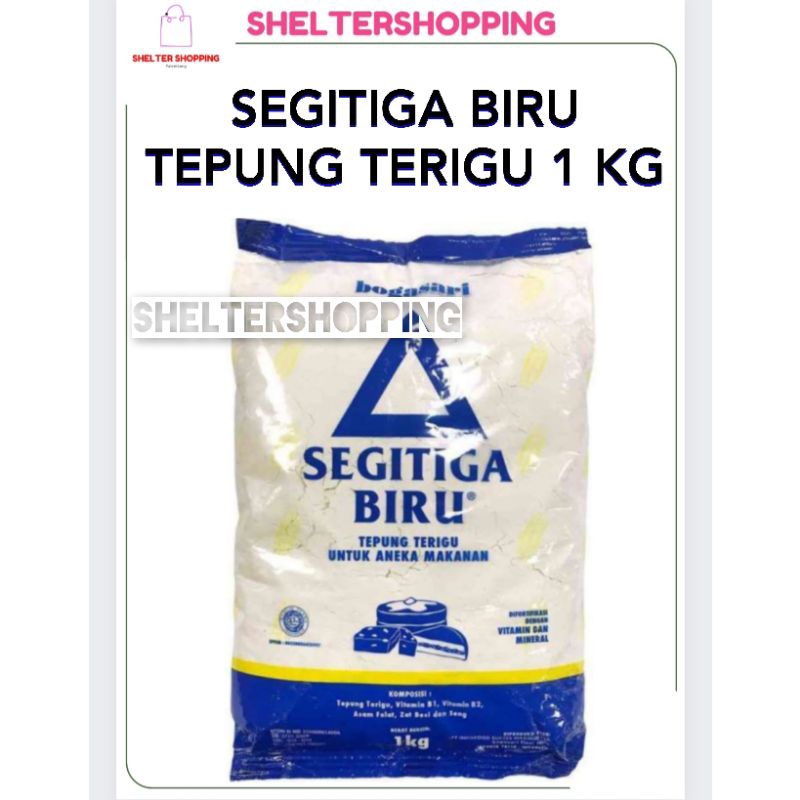 

(INSTANT & SAMEDAY) Bogasari Segitiga Biru Tepung Terigu 1 KG