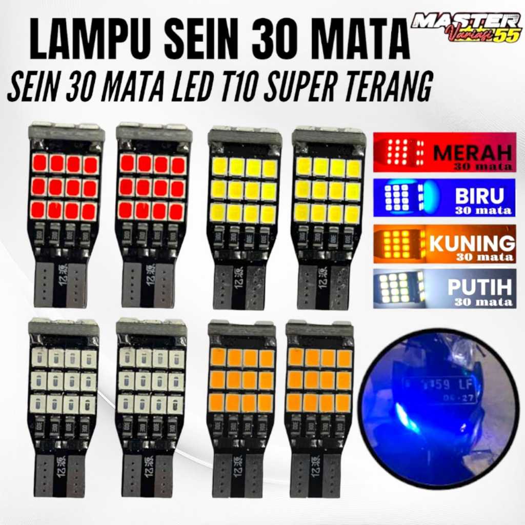 LAMPU SEN SEIN DAJJAL 30MATA LED SEN DAJJAL 30MATA LED T10 SUPER TERANG MV55