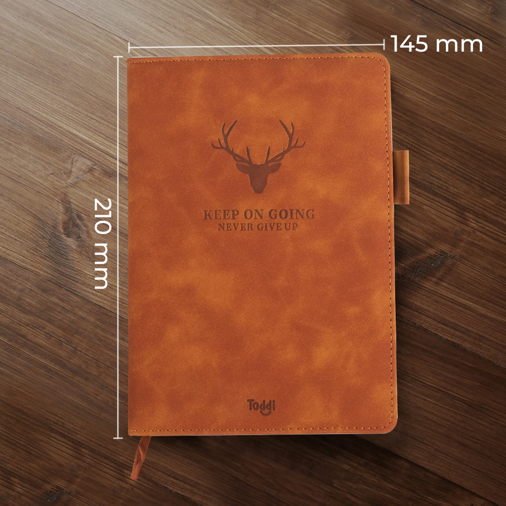 

Buku Catatan Harian Notebook Diary Cover Kulit 180 Lembar A5 - CW-5025