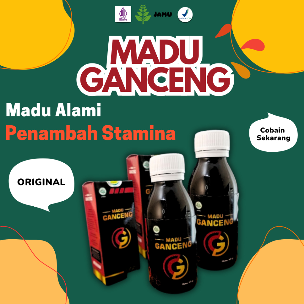 

READY COD Madu Ganceng Penambah Energi Alami untuk Stamina Optimal