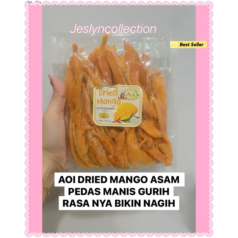

AOI DRIED MANGO ASAM PEDAS MANIS GURIH ORIGINAL THAILAND