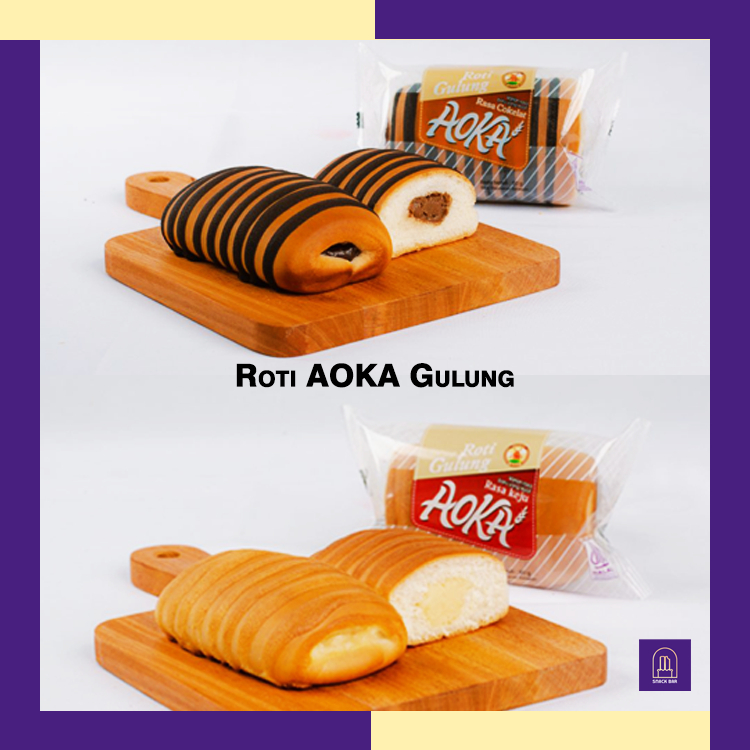 

Roti AOKA Gulung 60gr Keju/Cokelat