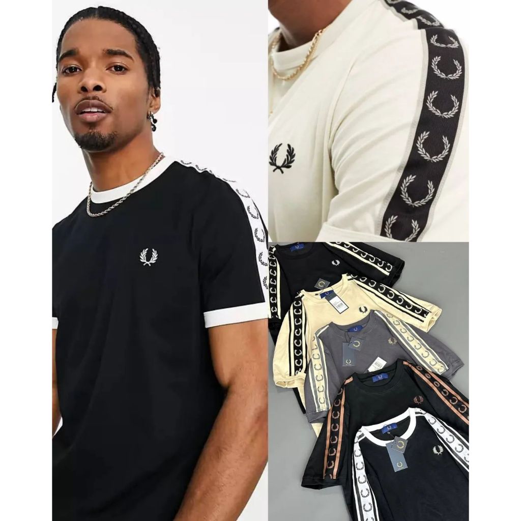 Kaos FredPerry Taped Ringer T-Shirt