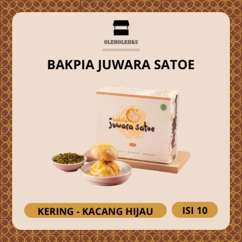 

Bakpia Juwara Satoe Kering Kacang Hijau Isi 10 Oleh Oleh Khas Jogja