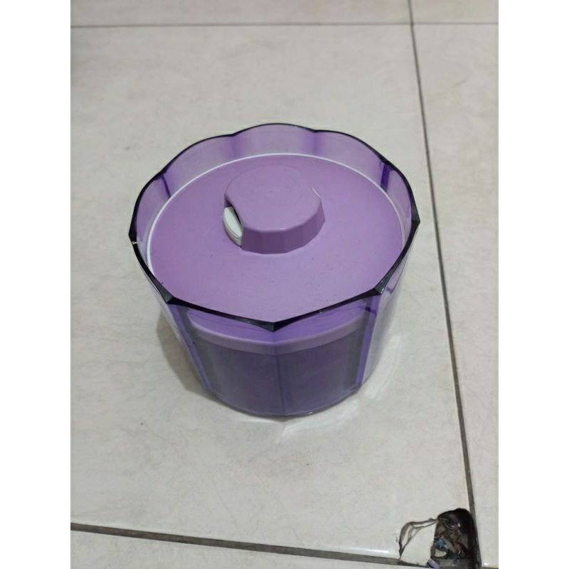 [CUCI GUDANG] tupperware toples kristal ungu tinggal 500ml I toples tupperware
