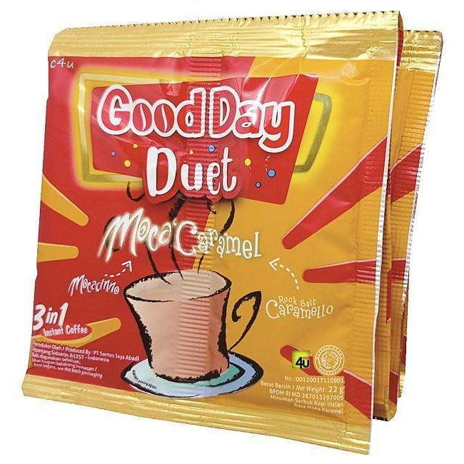 

Good Day Duet 5 x 22 gr / Good Day Duet Renceng isi 5 Sachet