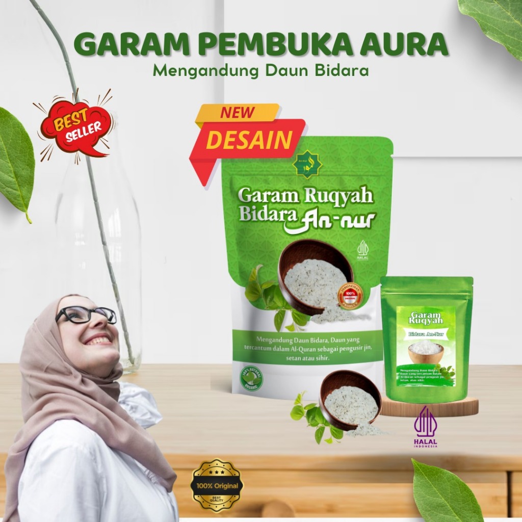 

Garam Ruqyah Bidara Annur 100gr Penangkal Gangguan Jin & Sihir