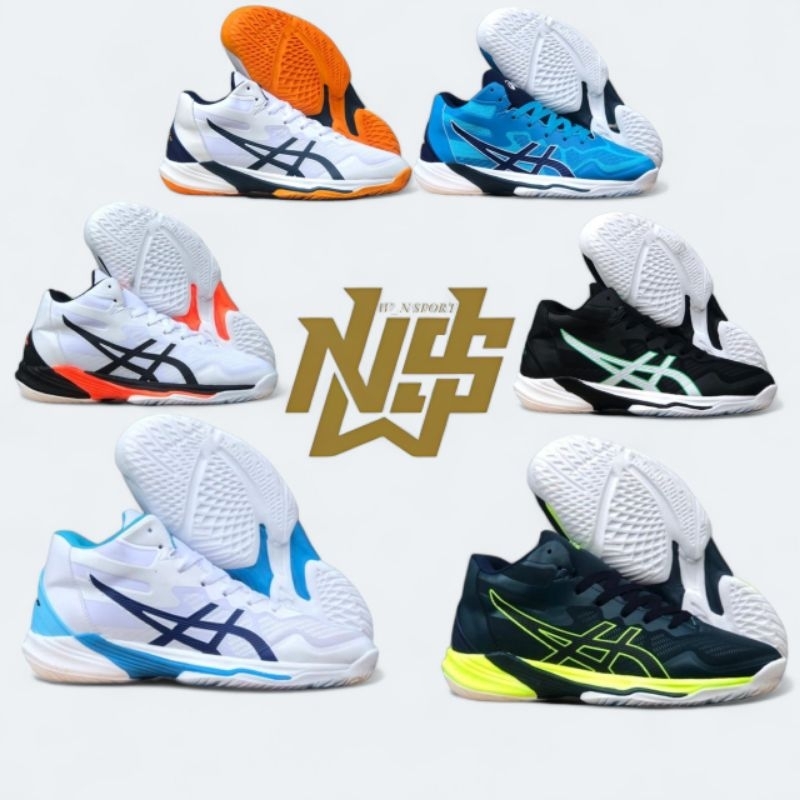 Sepatu Volly Asics Sky Ff Men Size 39-43 Sepatu Volly Pria Wanita Sepatu Badminton Pria Dan Wanita N