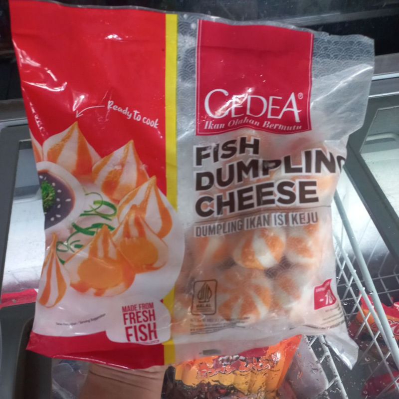 

Cedea fish Dumpling Cheese 500 gr #Babafrozenfood