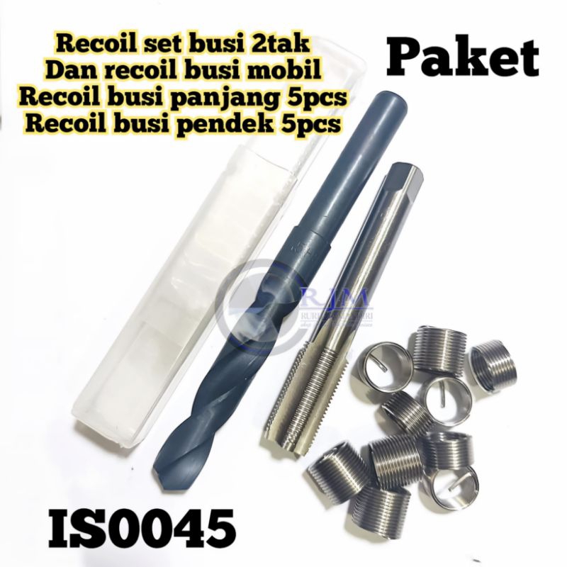 recoil set recoil busi 2tak recoil busi mobil recoil busi panjang dan pendek m14x1.25