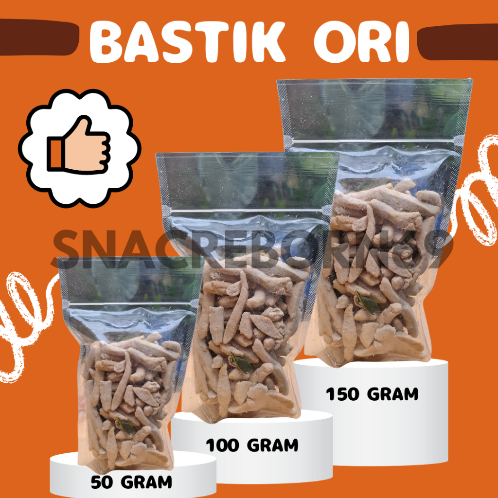 

[KEMASAN EKONOMIS] Basreng Stik Original Daun Jeruk 150 gram Termurah Terenak