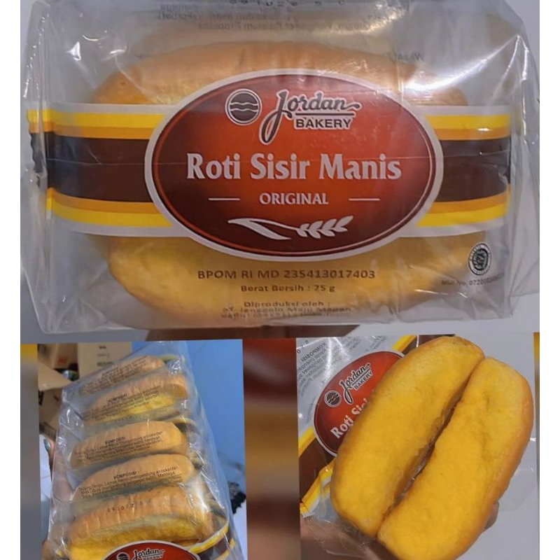 

ROTI SISIR mentega Jordan bakery isi 5 pcs/ball dijamin fresh pabrik