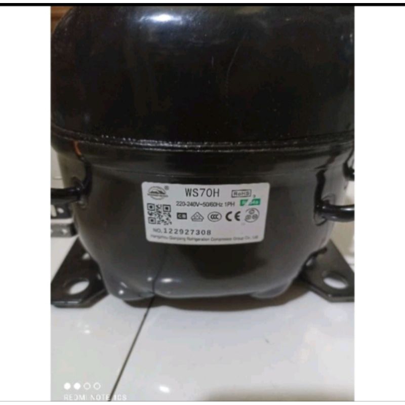 kompresor kulkas LG jumbo 1/5pk WS 70