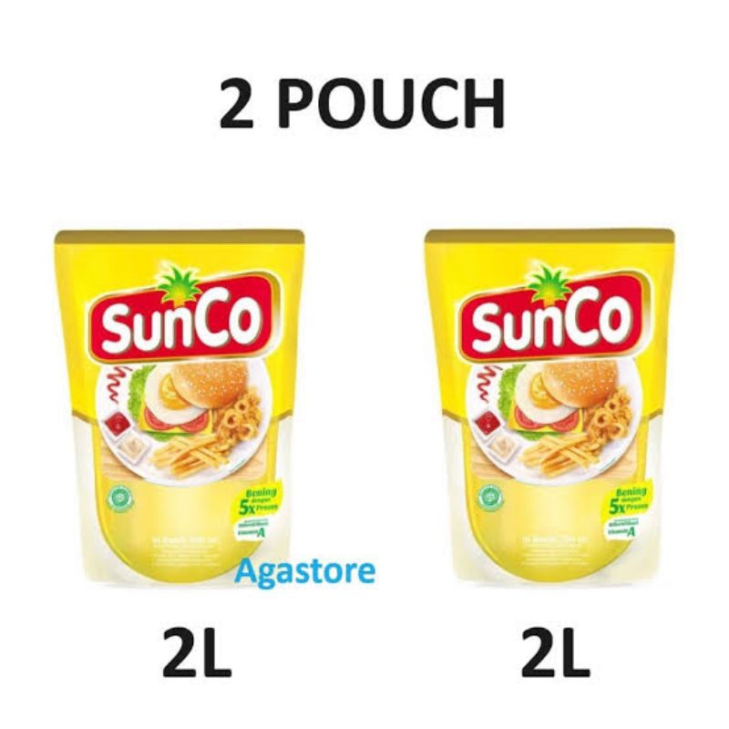 

[JATIM] minyak goreng SunCo refill 2L x 2 pouch