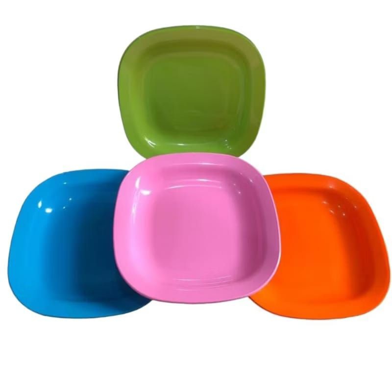 PIRING MAKAN CANTIK SEGI HAYANA  / PIRING MAKAN PLASTIK WARNA