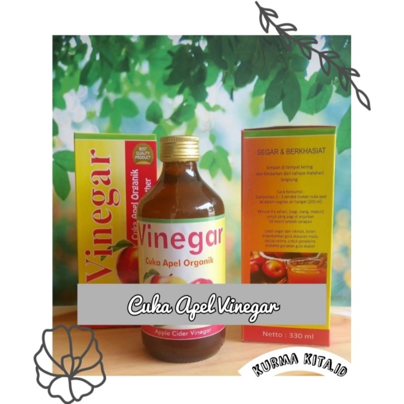 

VINEGAR Cuka Apel Organik / Apple Cider Vinegar 330Ml