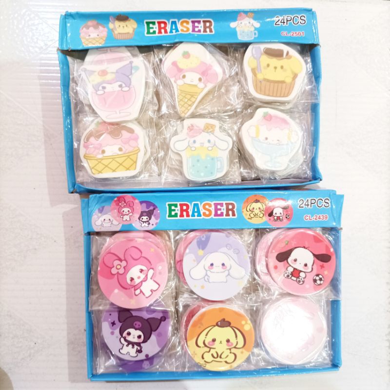 

KIANDAA 1 buah Penghapus Sanrio eraser cute motif kuromi melody