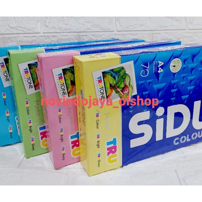 

FG2 Kertas HVS Warna A4 7 gsm SIDU Kertas Colour 5 sheets