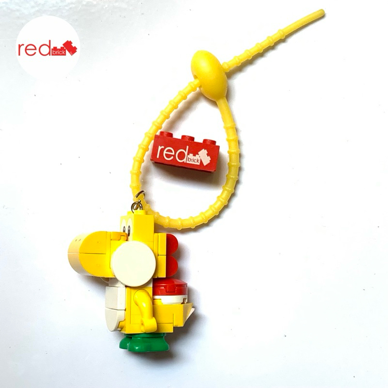 Gantungan Kunci / Bagcharm LEGO Yellow Yoshi Super Mario Bros