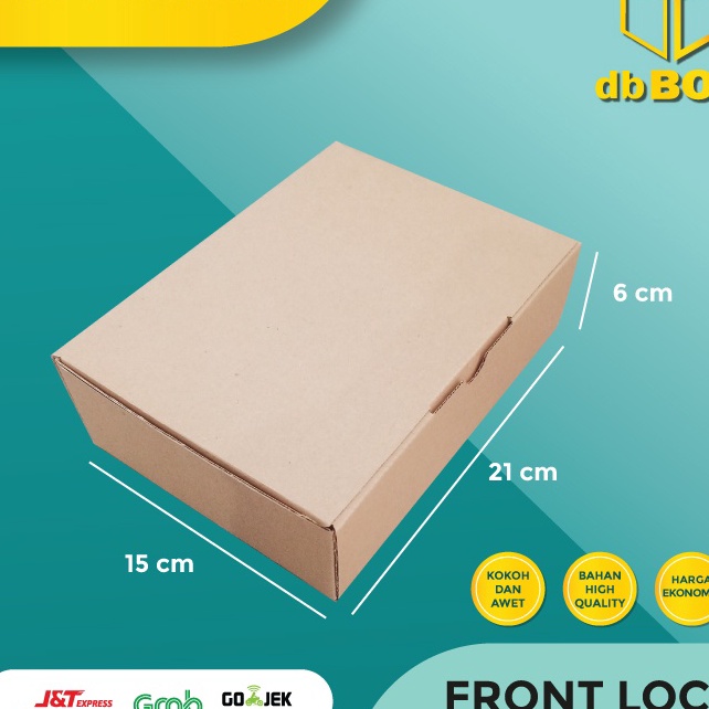 

murah 1 Pcs Kardus uk 21x15x6 cmDie Cut untuk kotak Aksesoris dll model box pizza