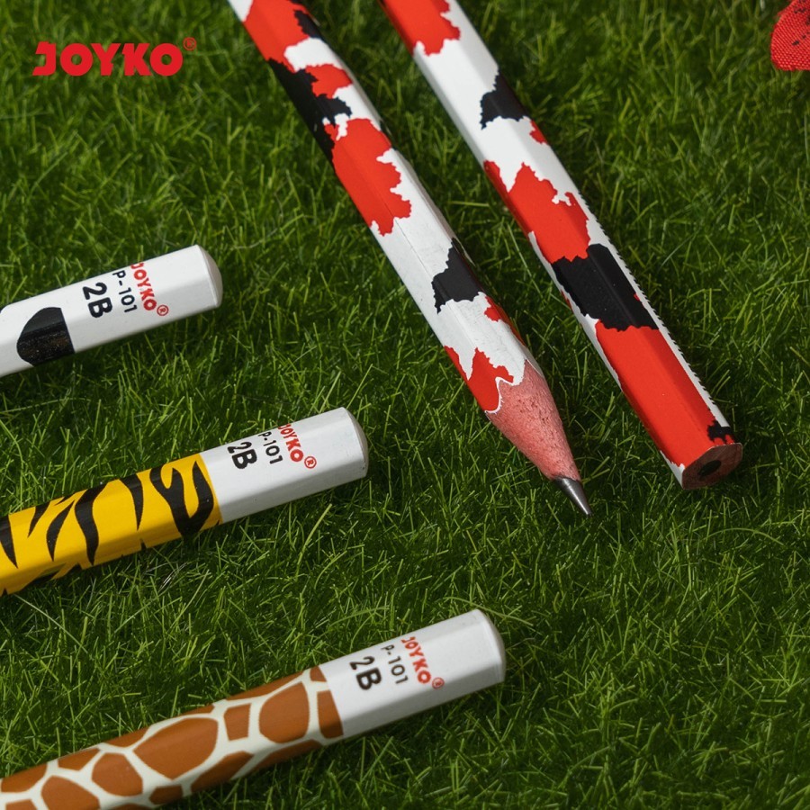 

TBMO PACK PENSIL 2B JOYKO P-101 2B ANIMAL ISI 12PCS LKM (144GRS/C@4320)