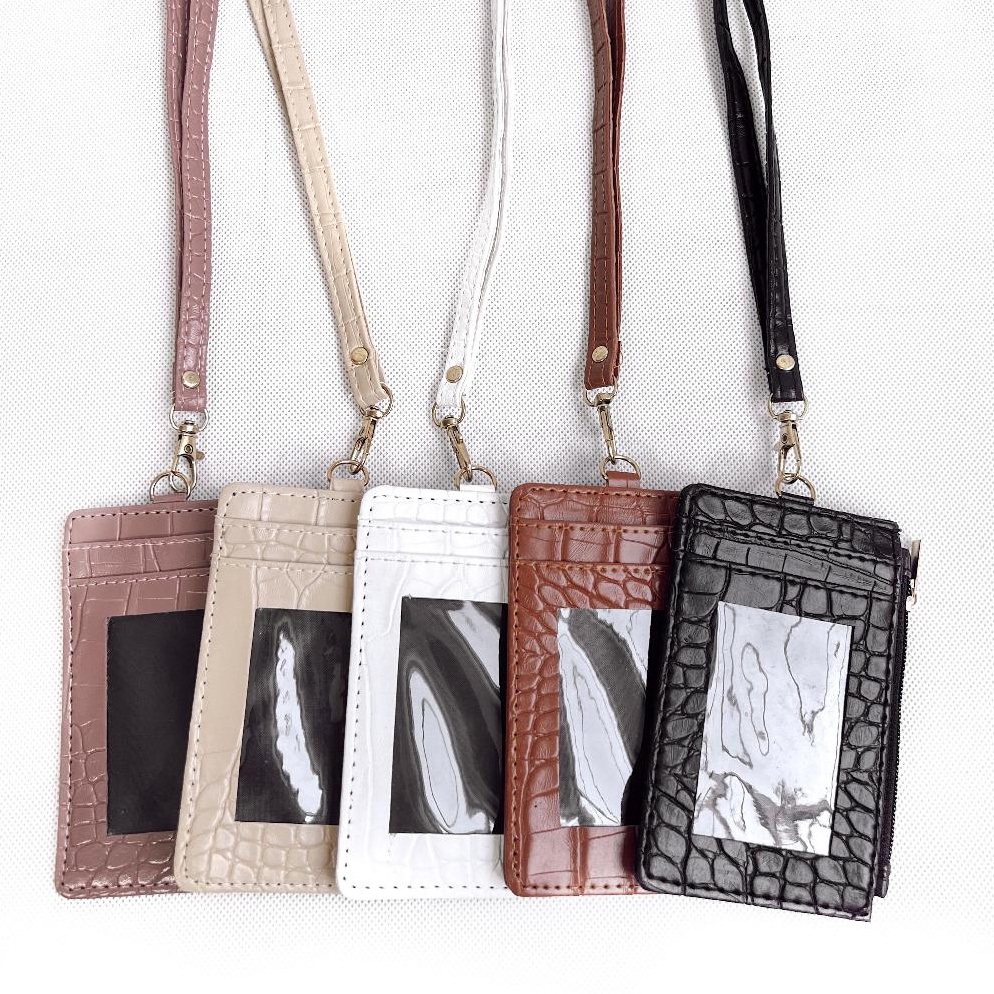 

Thesilversky Croco Lanyard Tag ID Gantungan Kartu Nama KODE H3P5