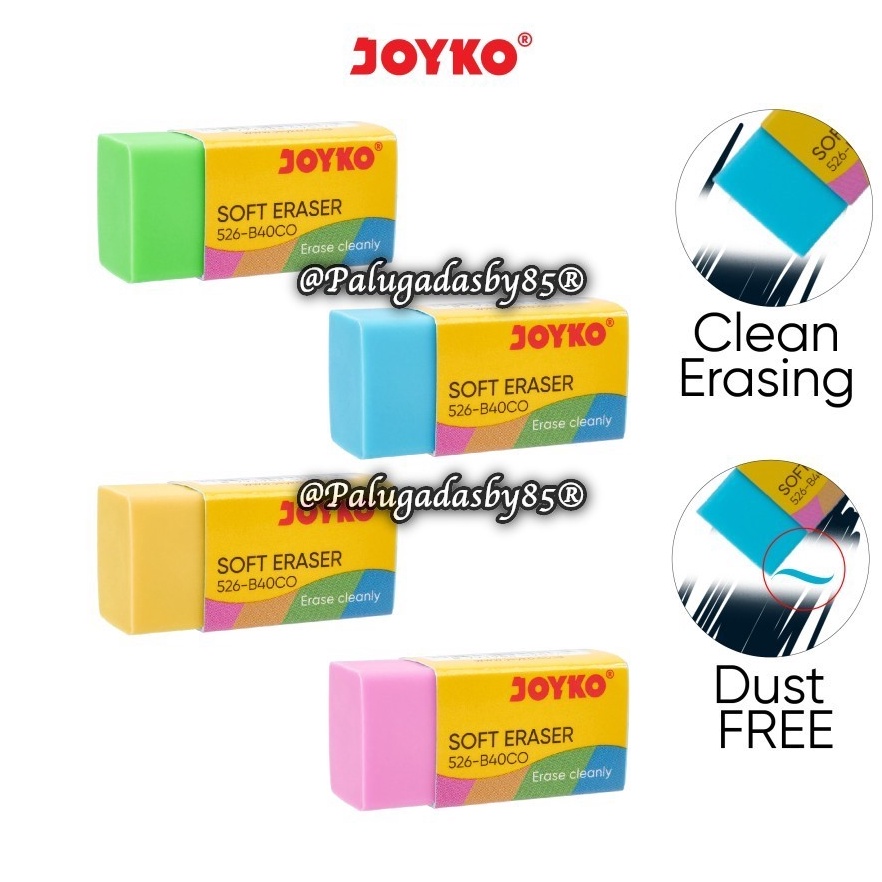 

Penghapus JOYKO 526B4CO Warna 1 Pak Isi 4 Pcs Eraser Penghapus Joyko 526B4CO Eraser Joyko 526 B4CO Joyko 526 B4 Joyko 526B4 CO c SW3