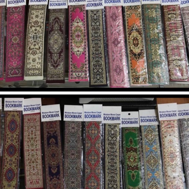 

Murah Pembatas Buku Motif Khas Turki Turkish Woven Bookmarks Miniature Woven Carpet