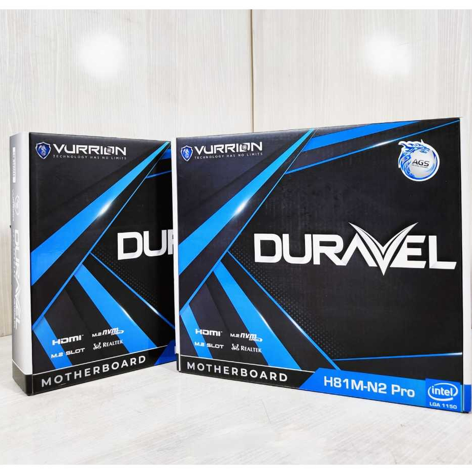 Motherboard Vurrion Duravel H81M-N2 Pro Soket Lga 1150 Support M.2 Sata dan M.2 Nvme New