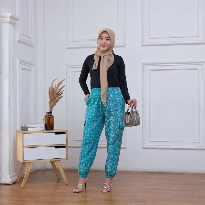 Batik Handmade Cap | Celana Batik Wanita| Celana Batik Joger | Celana Batik | Celana Wanita | Celana