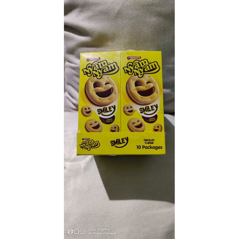 

Nyam Nyam Smiley Mini 22.5gr isi 10box