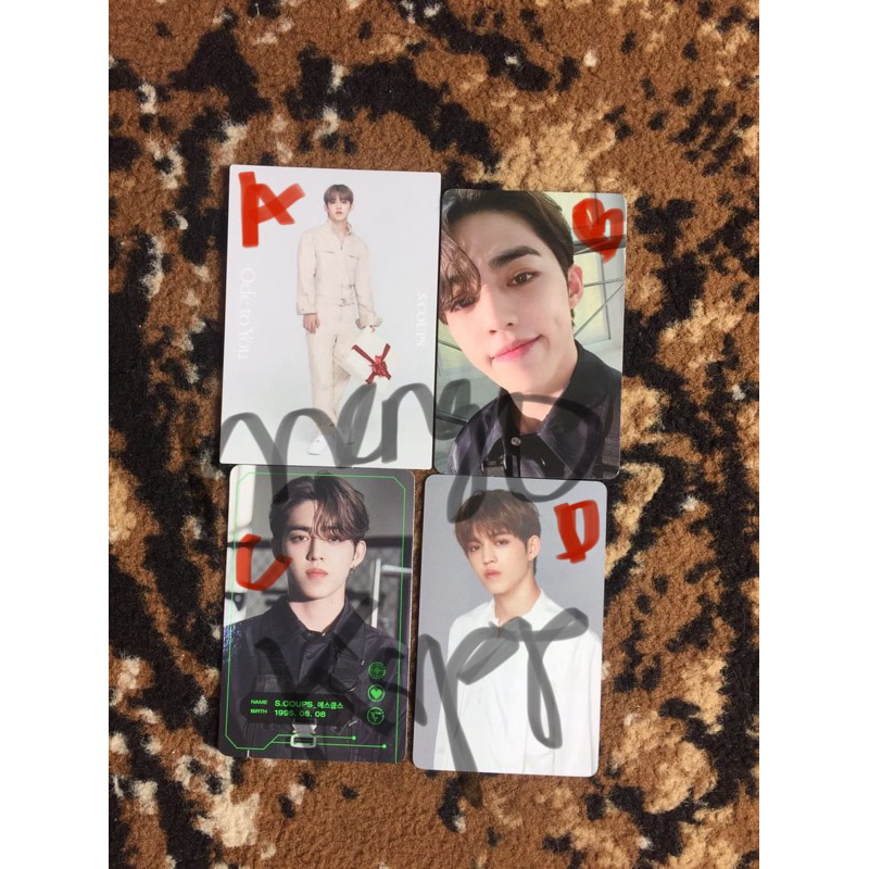 PHOTOCARD OFFICIAL MURAH TRADING CARD POLAROID POSTCARD CHEKI YIZHIYU KOREA SCOUPS SEUNGCHEOL SEVENT