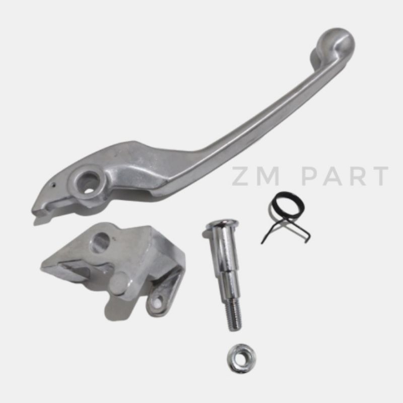 Paket Set LENGKAP Handel Hendel rem kanan plus Knocker Dudukan baut+mur dan per Honda Scoopy Fi BeAT