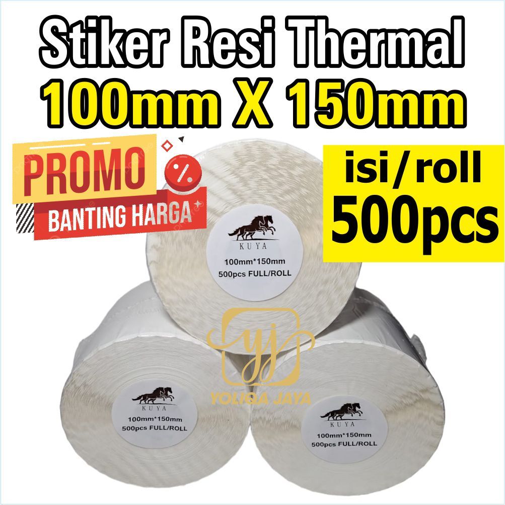 

STIKER THERMAL, STIKER LABEL, STIKER RESI A6 100mm X 150mm X 500mm